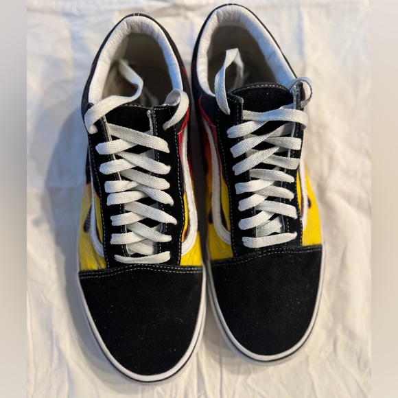 VANS OLD SKOOL FLAME Sneakers Flame size 11.5M - Picture 3 of 9